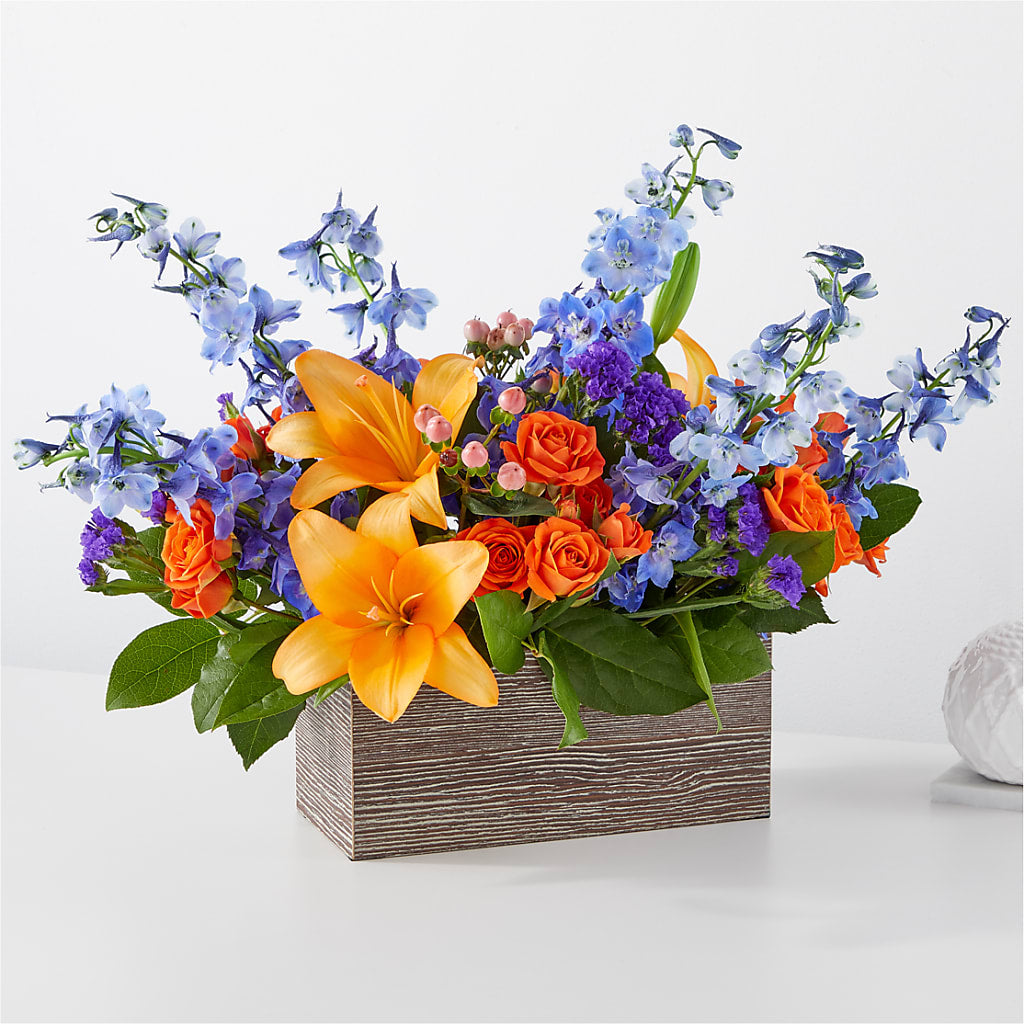 Radiant Citrus Box Bouquet – A Daisy A Day, Winston-salem NC