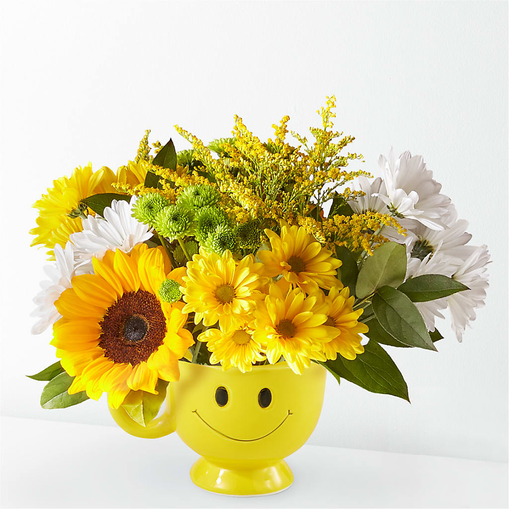 Joyful Smiles Bouquet – A Daisy A Day, Winston-salem NC