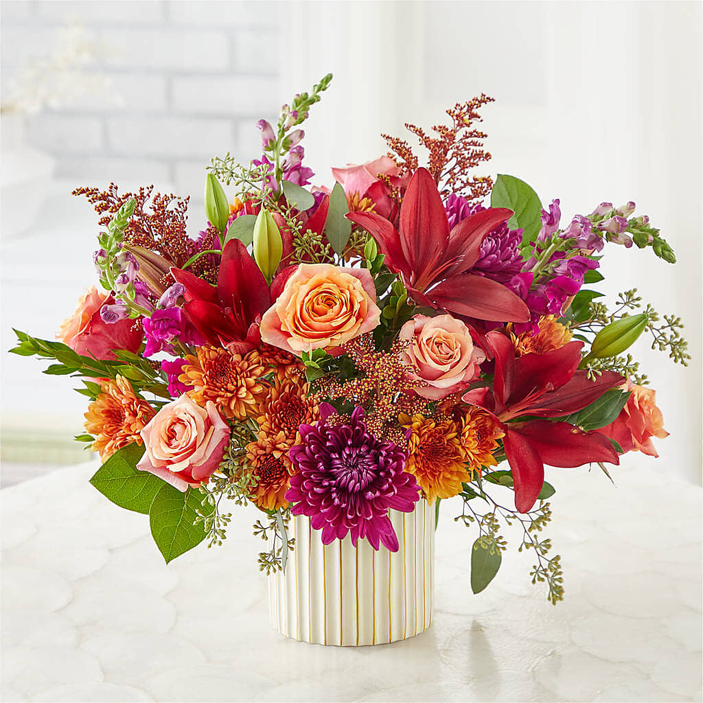 Burgundy Landscape Bouquet – A Daisy A Day, Winston-salem NC