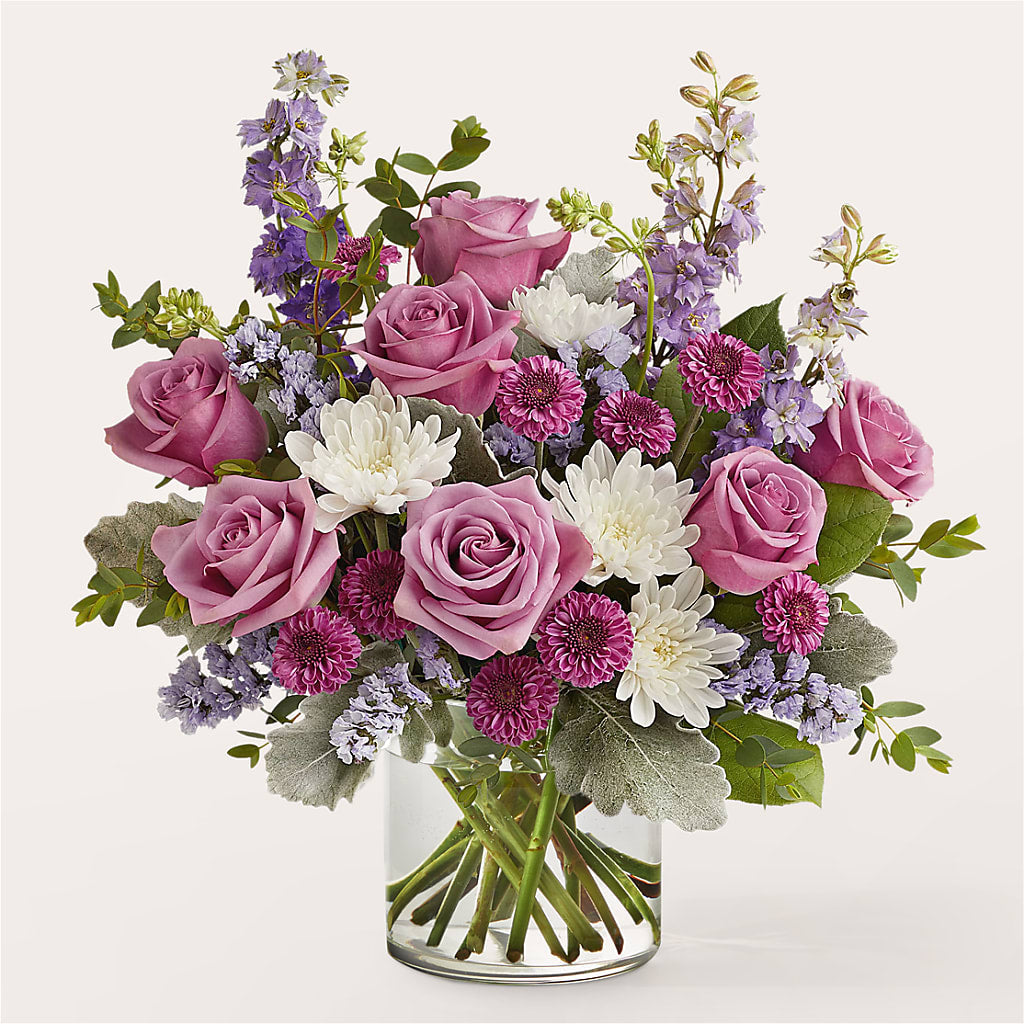 Violet Frost Bouquet – A Daisy A Day, Winston-salem NC