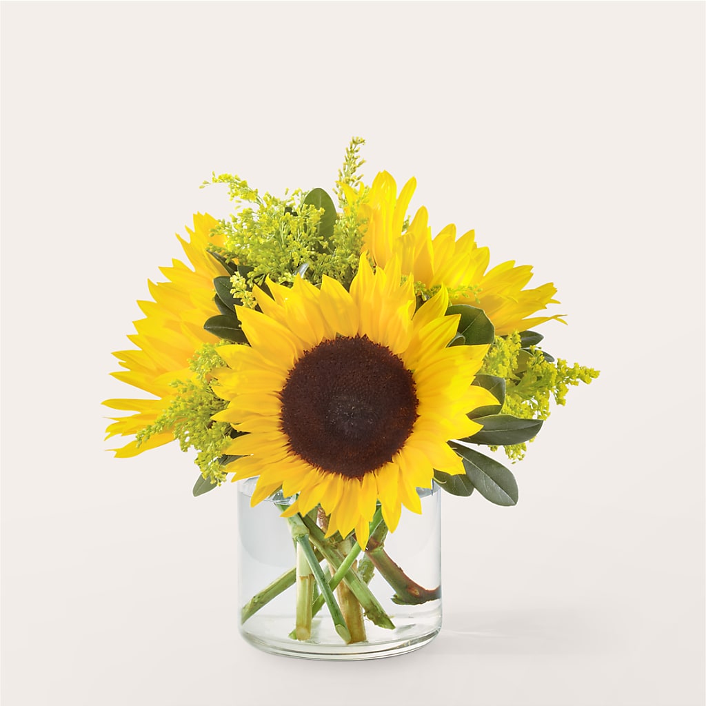 Beaming Sunflower Bouquet – A Daisy A Day, Winston-salem NC