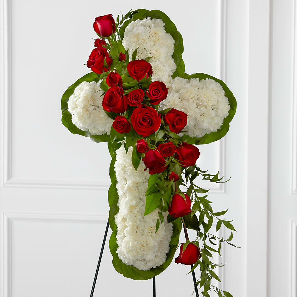 Floral Cross Easel – A Daisy A Day, Winston-salem NC