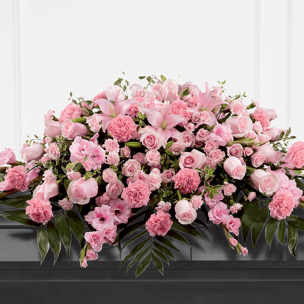 Garden of Comfort Casket Spray (Standard) – A Daisy A Day, Winston-salem NC