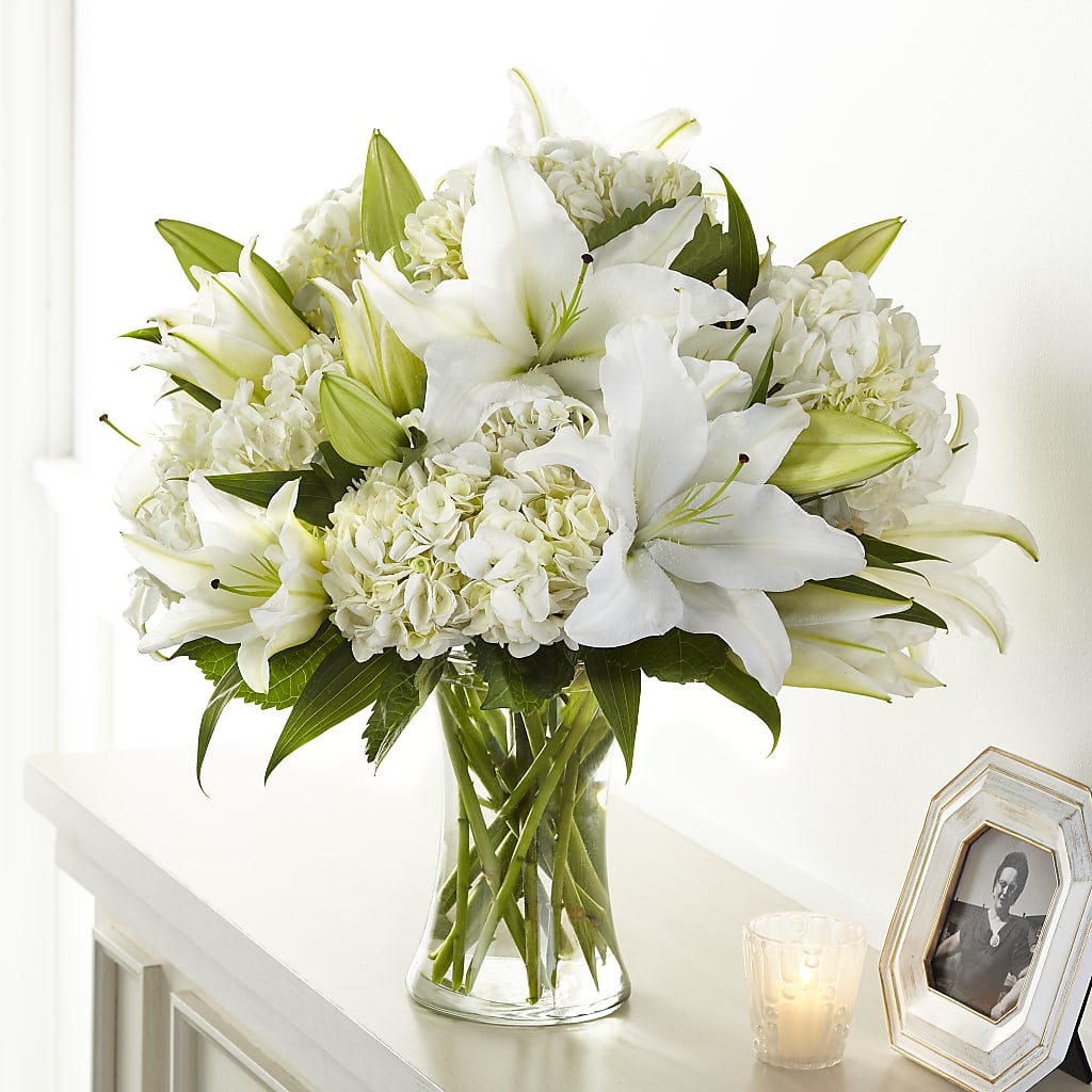 Compassionate Lily Bouquet – A Daisy A Day, Winston-salem NC