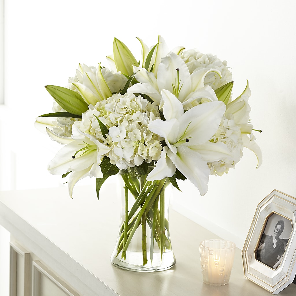 Compassionate Lily Bouquet – A Daisy A Day, Winston-salem NC