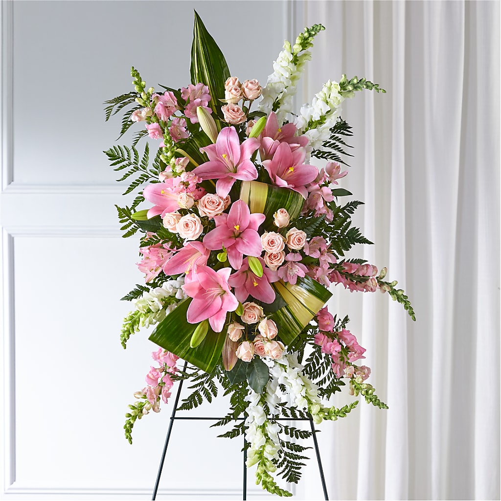 Elegant Embrace Standing Spray – A Daisy A Day, Winston-salem NC