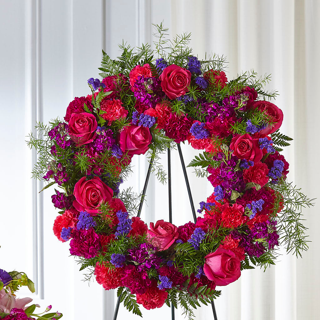 Calming Colors Wreath – A Daisy A Day, Winston-salem NC