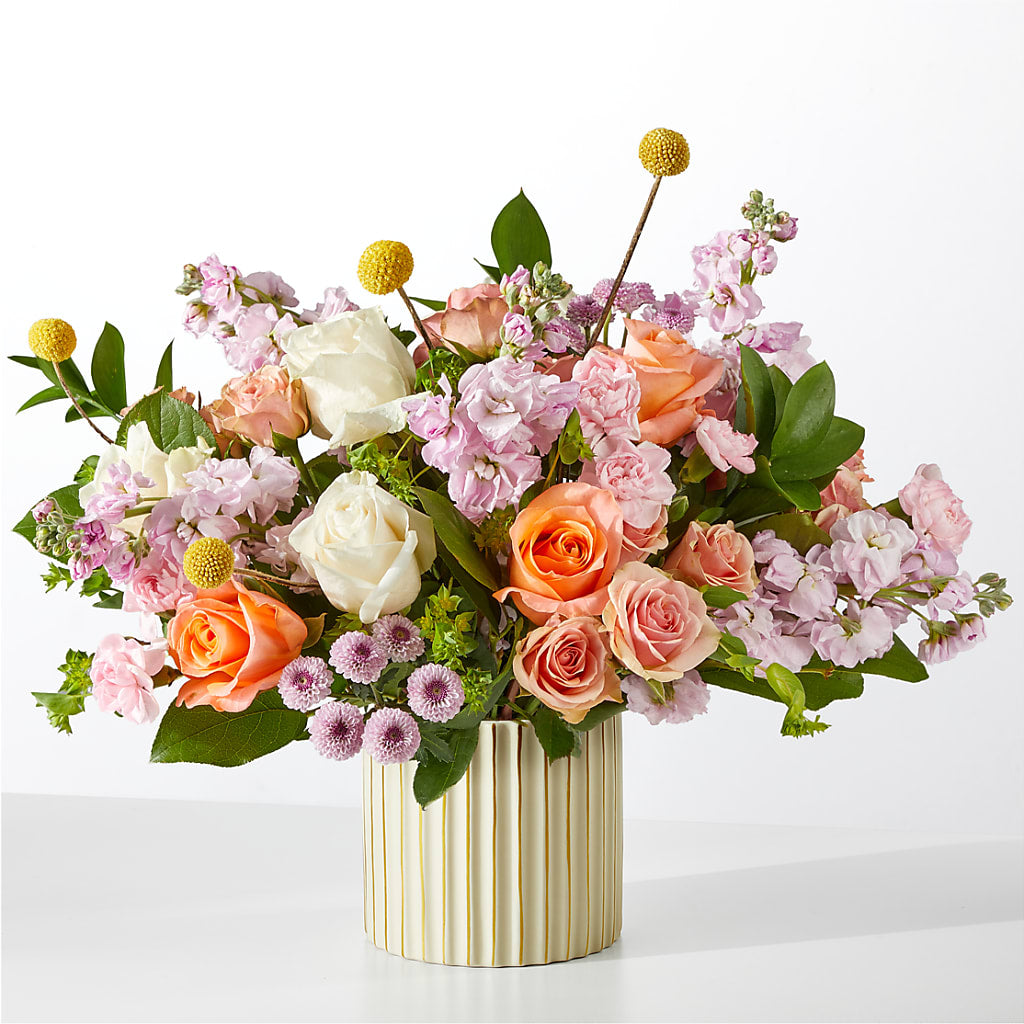 French Market Bouquet with Ivory Vase – A Daisy A Day, Winston-salem NC