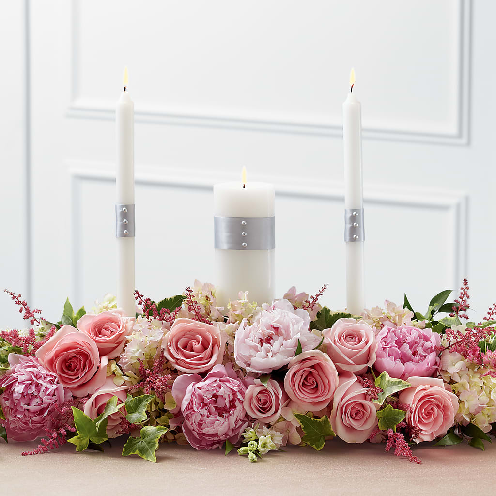 Worldwide Romance Unity Candle Arrangement – A Daisy A Day, Winston-salem NC