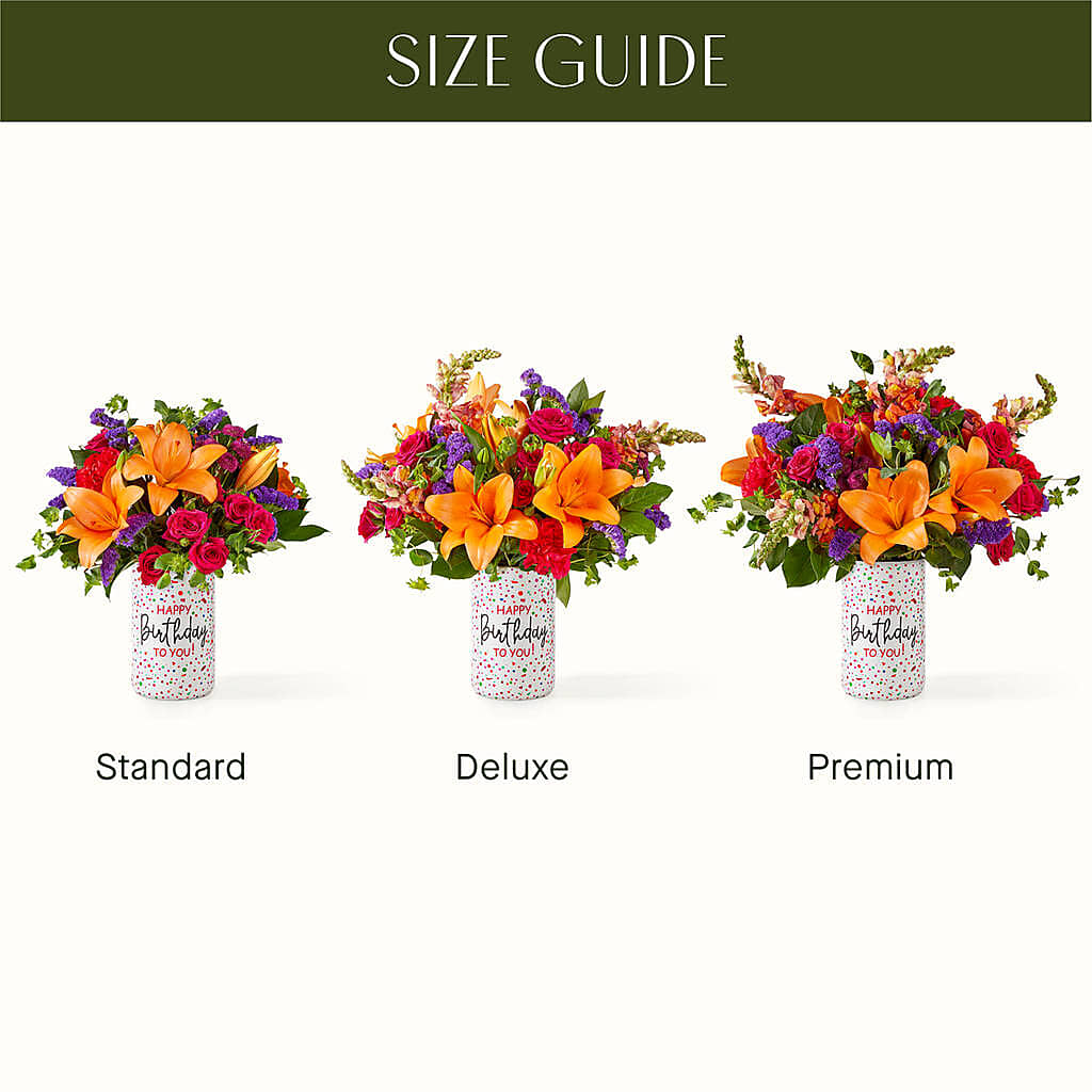 Birthday Palooza Bouquet –  A Daisy A Day, Winston-salem NC