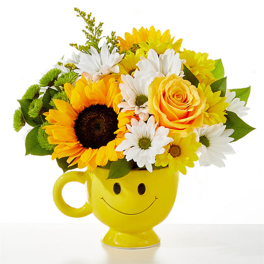 Be Happy Bouquet –  A Daisy A Day, Winston-salem NC