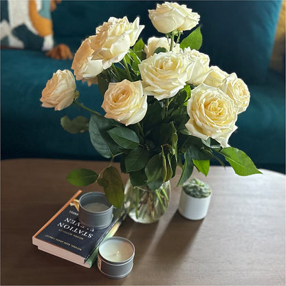 Long Stem Yellow Rose Bouquet –  A Daisy A Day, Winston-salem NC