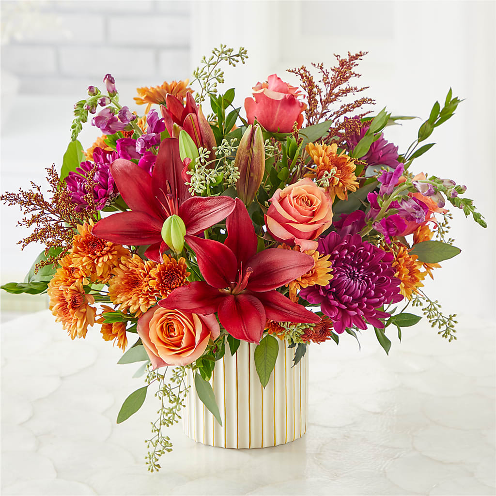 Burgundy Landscape Bouquet –  A Daisy A Day, Winston-salem NC