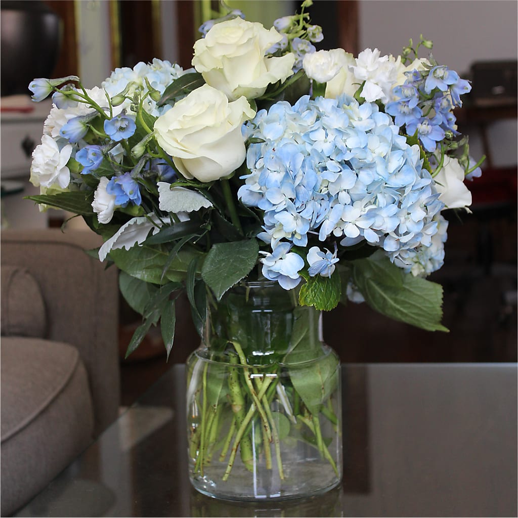Clear Skies Bouquet –  A Daisy A Day, Winston-salem NC