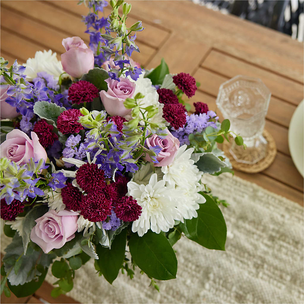 Violet Frost Bouquet –  A Daisy A Day, Winston-salem NC