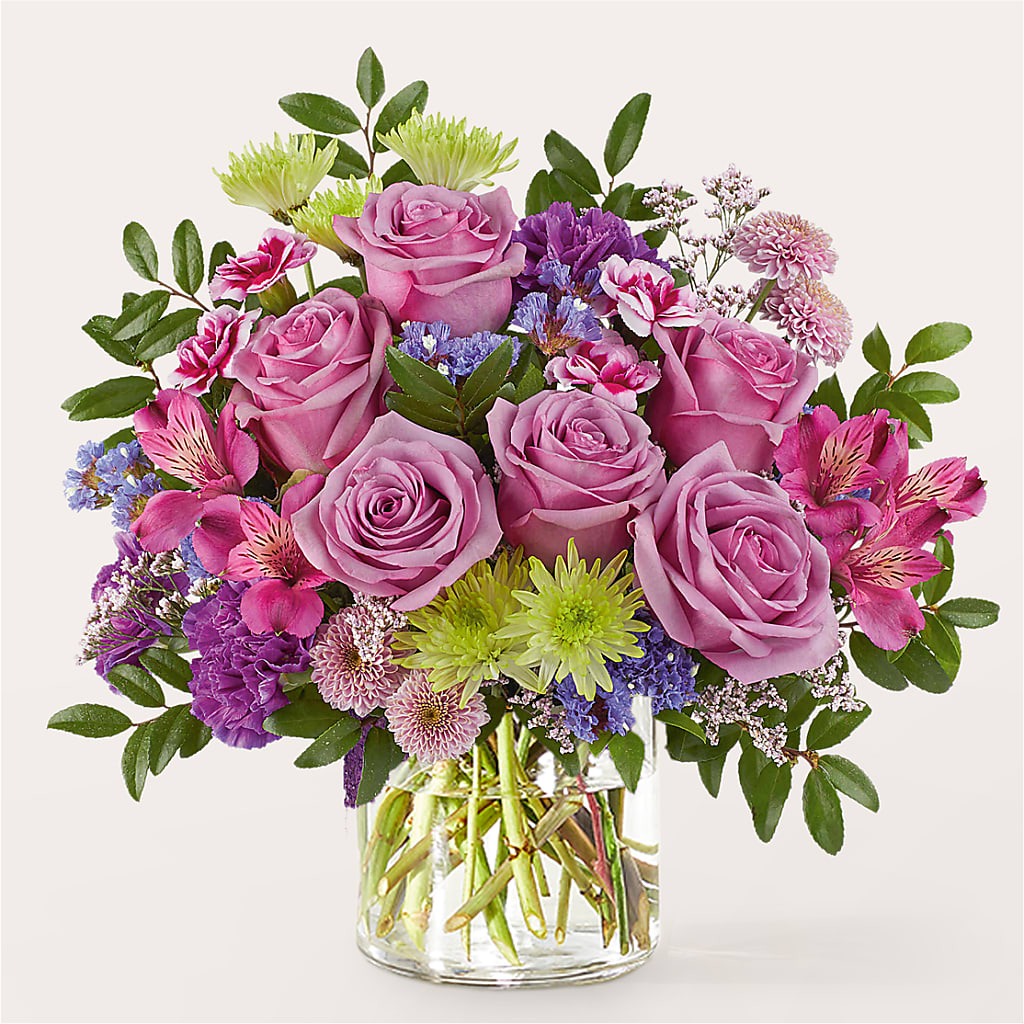 Glass Half Full Bouquet –  A Daisy A Day, Winston-salem NC