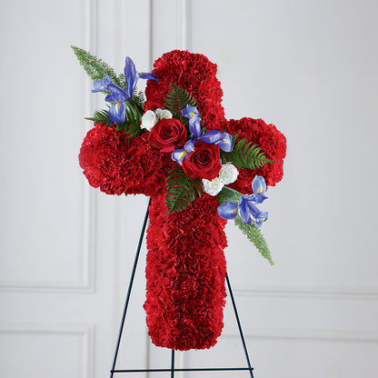 Faithful Hero Floral Cross –  A Daisy A Day, Winston-salem NC