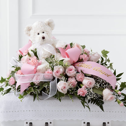 Touch of Sympathy Casket Spray –  A Daisy A Day, Winston-salem NC