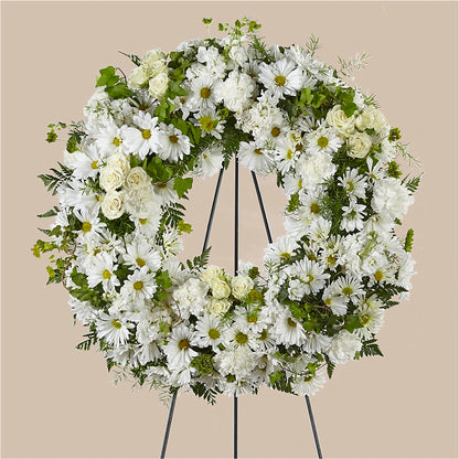 Faithful Wishes Wreath –  A Daisy A Day, Winston-salem NC