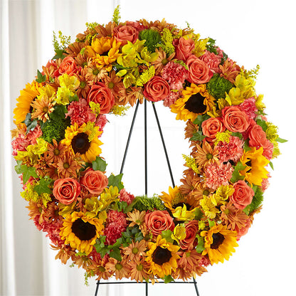 Autumnal Memories Wreath (Standard) –  A Daisy A Day, Winston-salem NC
