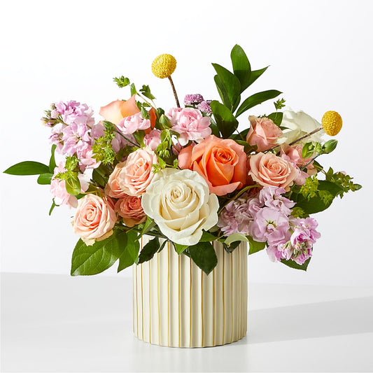 French Market Bouquet with Ivory Vase –  A Daisy A Day, Winston-salem NC