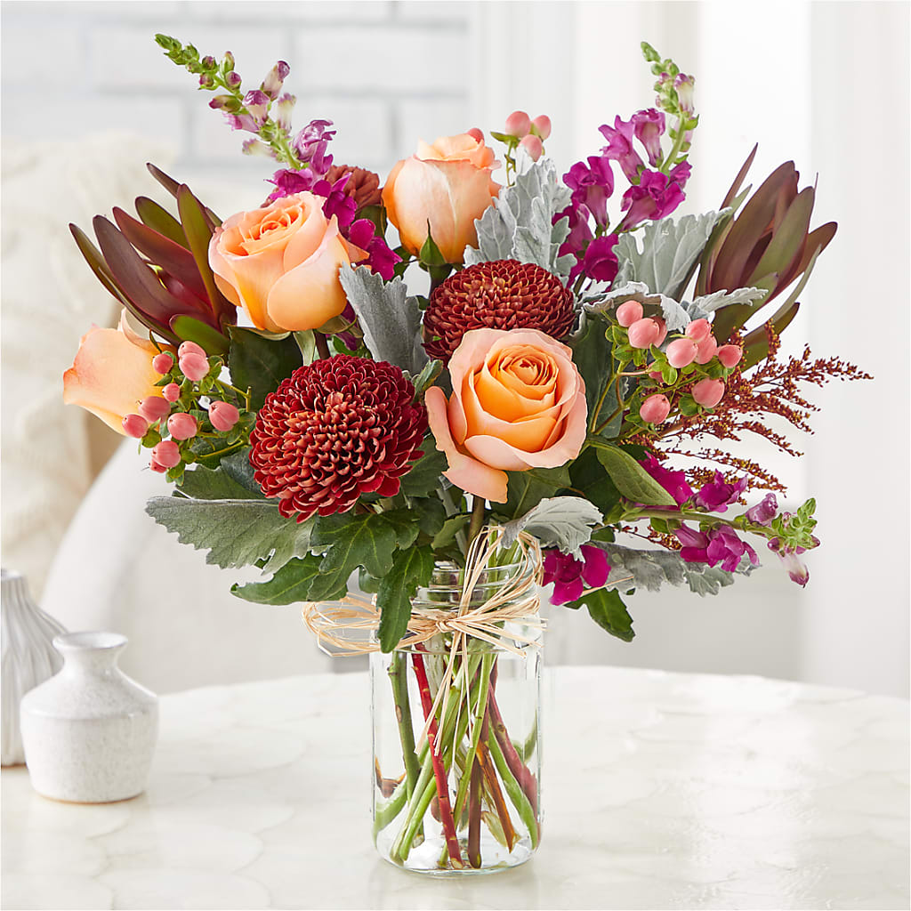 Moody Hues Bouquet –  A Daisy A Day, Winston-salem NC