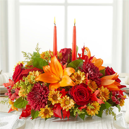 Autumn's Embrace Centerpiece –  A Daisy A Day, Winston-salem NC