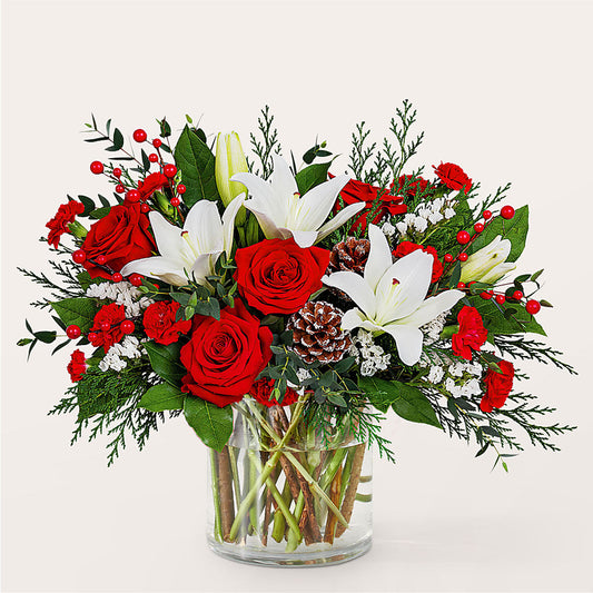 Best in Snow Bouquet –  A Daisy A Day, Winston-salem NC