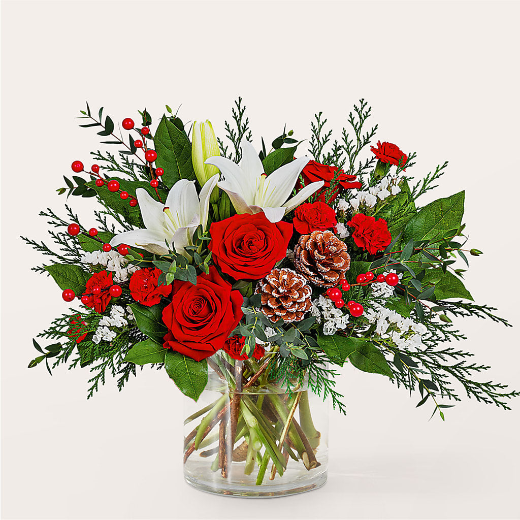 Best in Snow Bouquet –  A Daisy A Day, Winston-salem NC