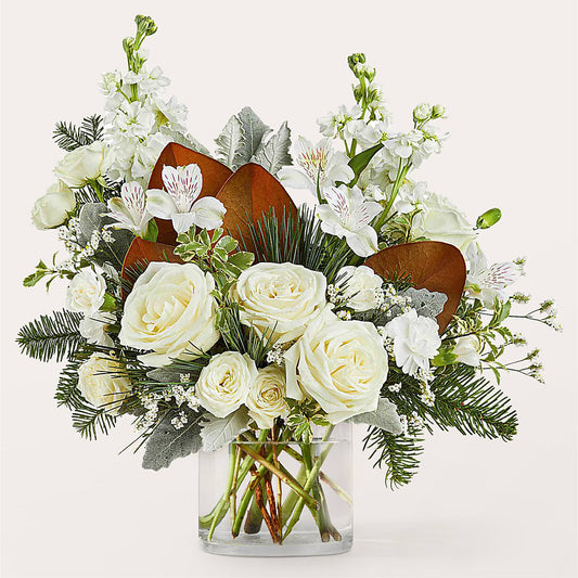 Fresh Snowfall Bouquet –  A Daisy A Day, Winston-salem NC